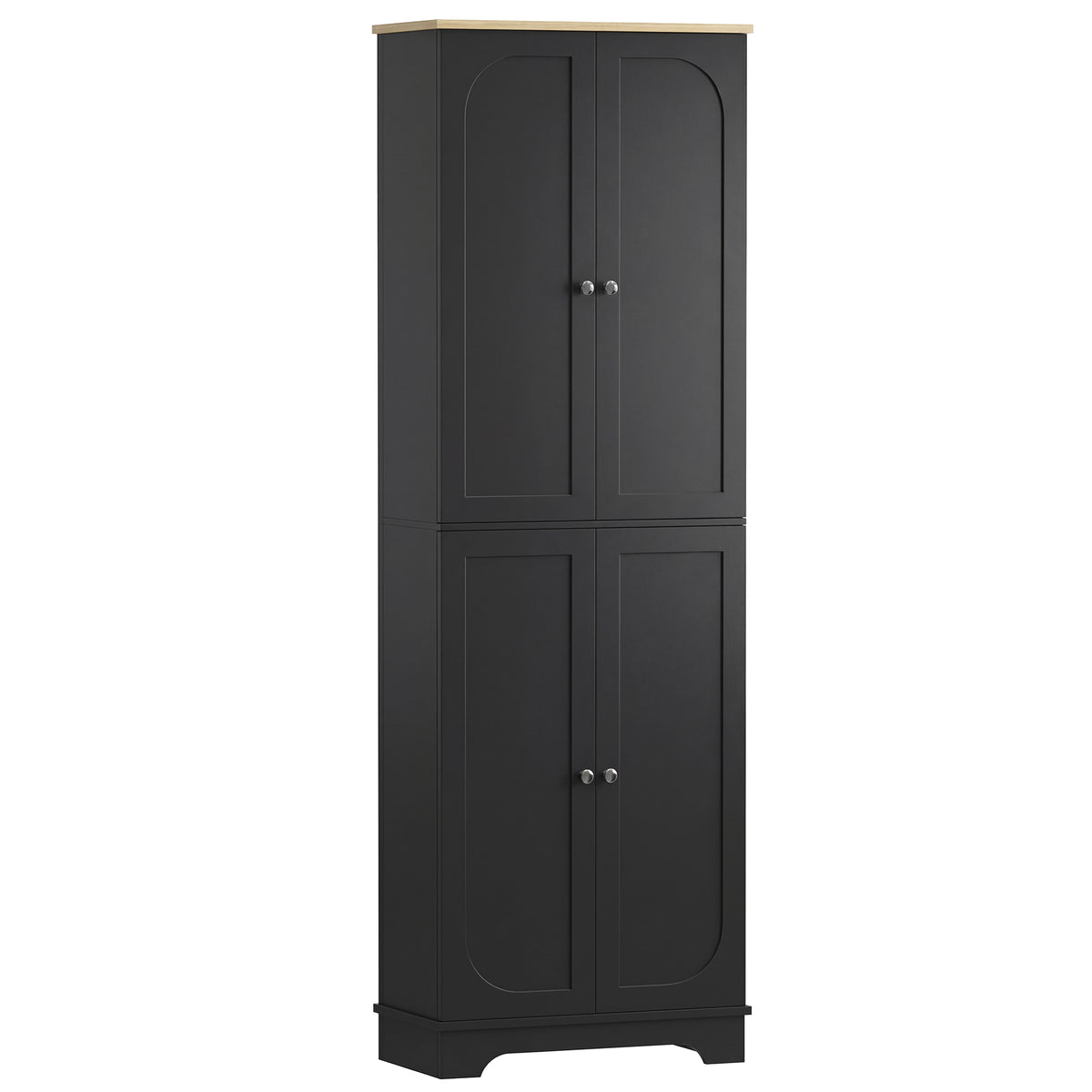 Kitchen Pantry Cabinet with Adjustable Shelves – 24"W x 72"H