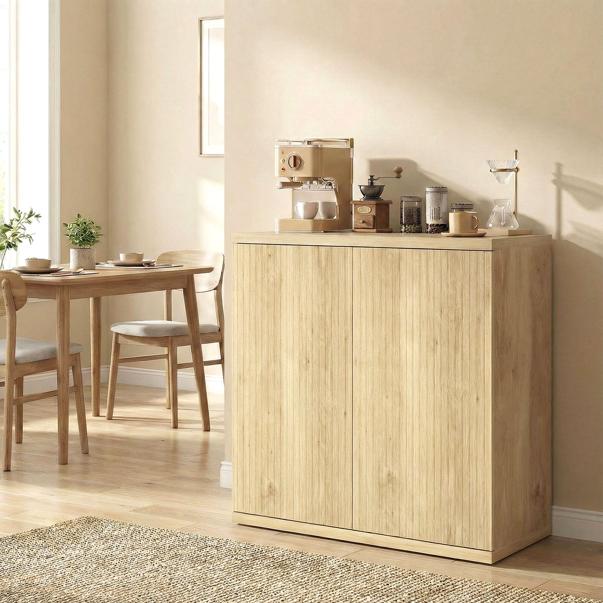 Sideboard Buffet Cabinet with Soft-Close Door – 31"W x 31"H