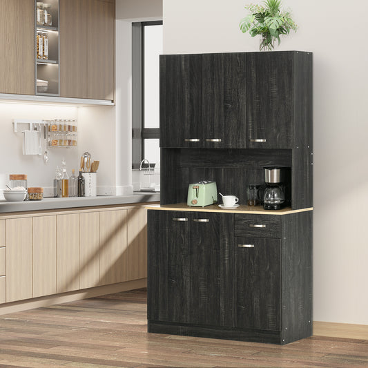 Kitchen Buffet with Hutch – 40"W x 71"H