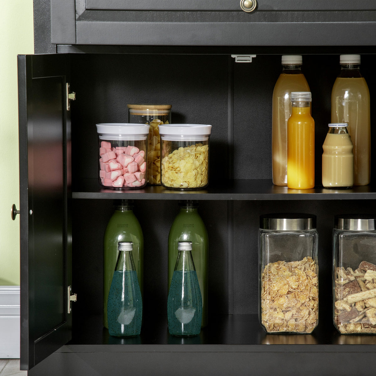 Buffet Cabinet with 2 Drawers and Adjustable Shelves – 45"W x 32"H