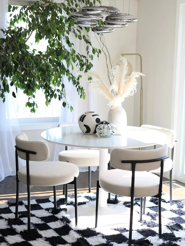 HOMCOM Armless Criss Cross Office Chair: Adjustable Height, Tilt, Swivel, Cushioned