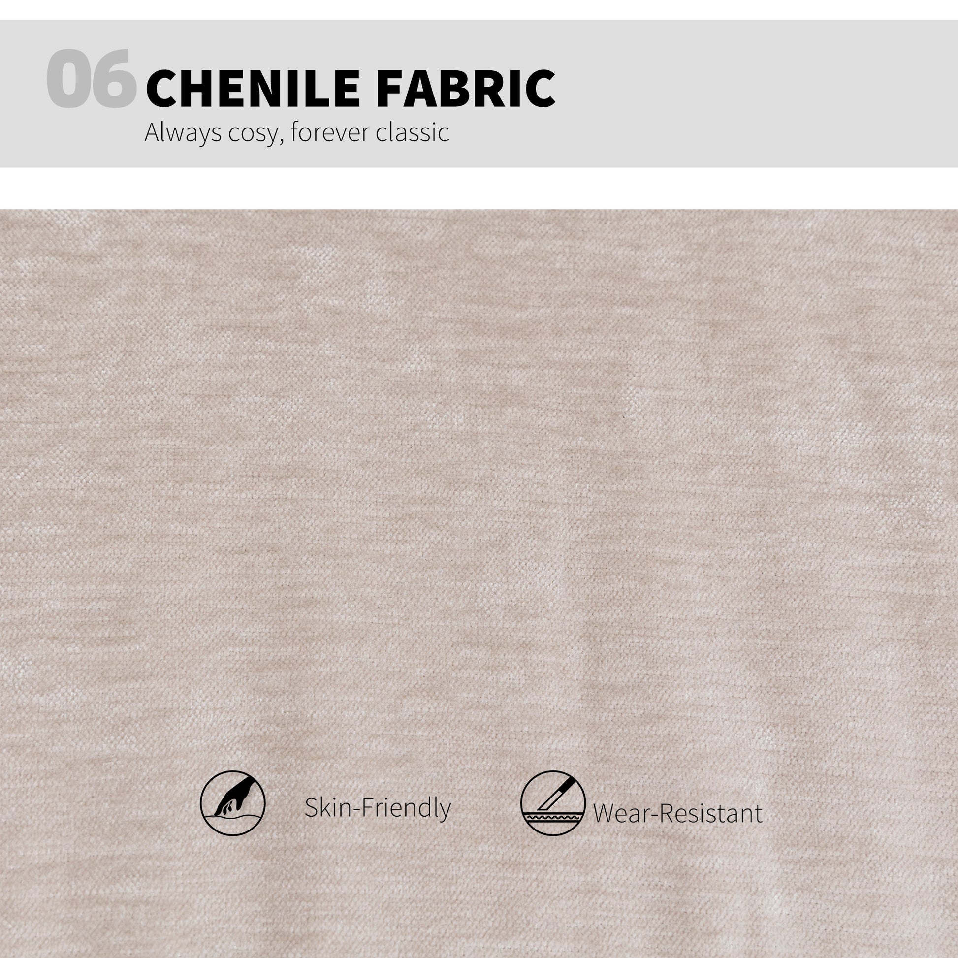 HOMCOM Wide Armless Criss Cross Office Chair: Adjustable Height, Tilting, Swivel, Beige