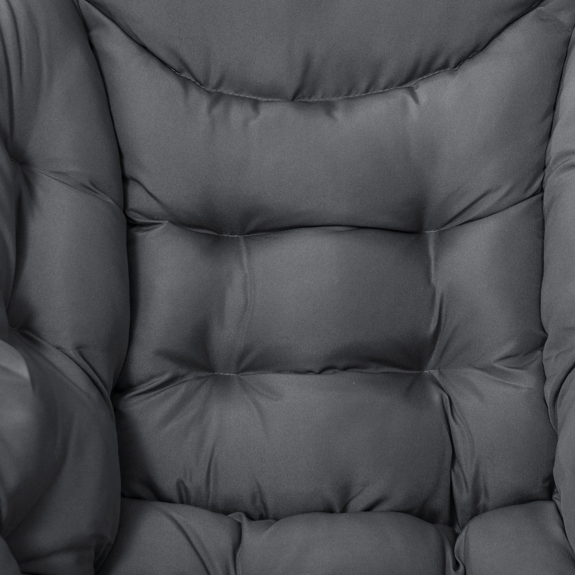 HOMCOM Modern Grey Accent Chair Armchair Side Pockets Steel Legs