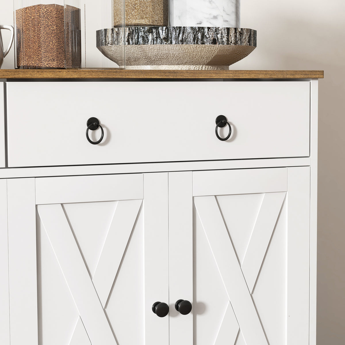 Sideboard Cabinet with 2 Drawers – 48"W x 30"H