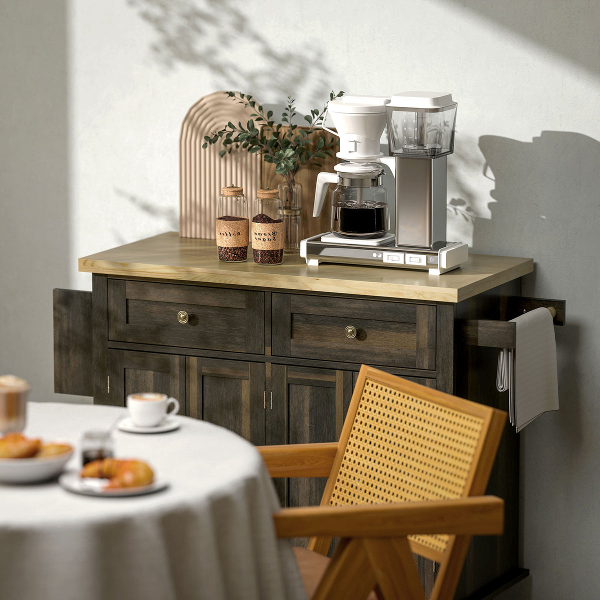 Kitchen Island with Storage – 44"W x 33"H