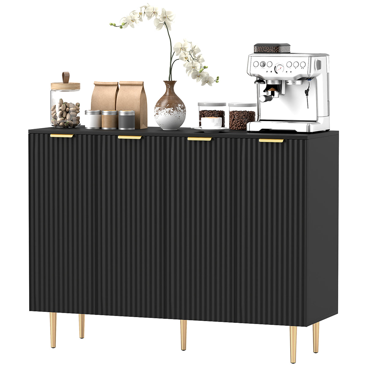 Sideboard Buffet Cabinet with Adjustable Shelves – 47"W x 35"H