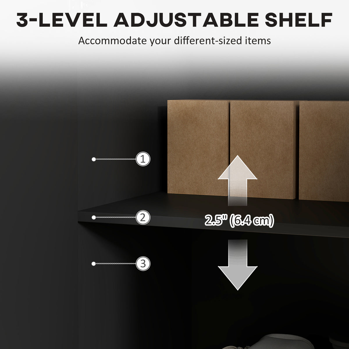 Sideboard Buffet Cabinet with Adjustable Shelves – 47"W x 35"H