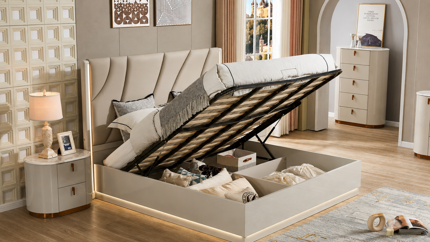 Joey Modern Lift-Top Bedroom Set