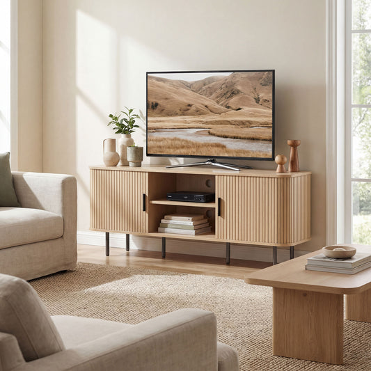 TV Stand Cabinet for TVs up to 65 Inches – 55" Wide