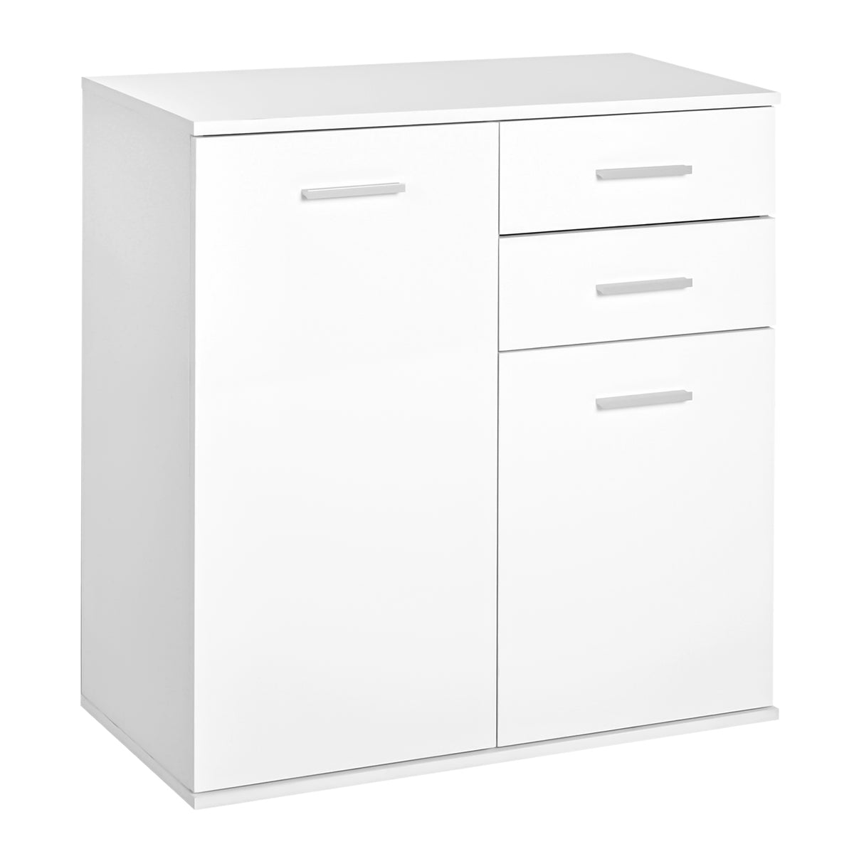 High Gloss Sideboard with 2 Drawers and 2 Doors – 28"W x 30"H