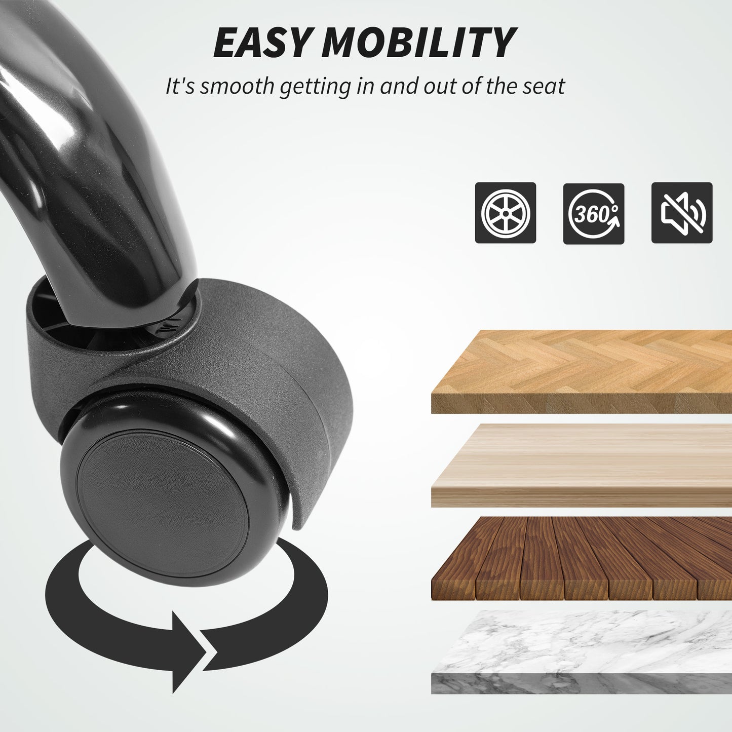 HOMCOM Ergonomic Black Office Chair: Adjustable Backrest, Lumbar, Headrest, Footrest