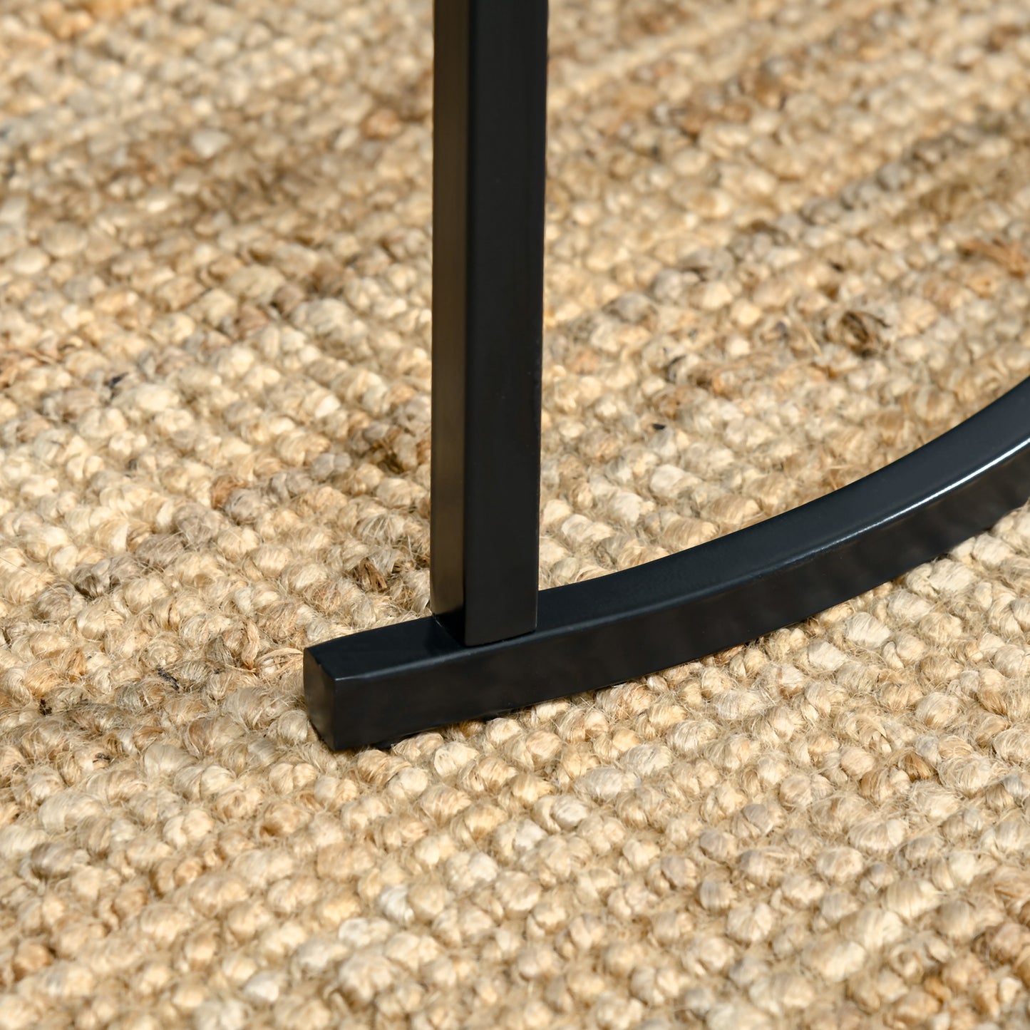 HOMCOM Round Nesting Coffee Table Set, Modern Faux Marble Top, Steel Frame, 2-Piece