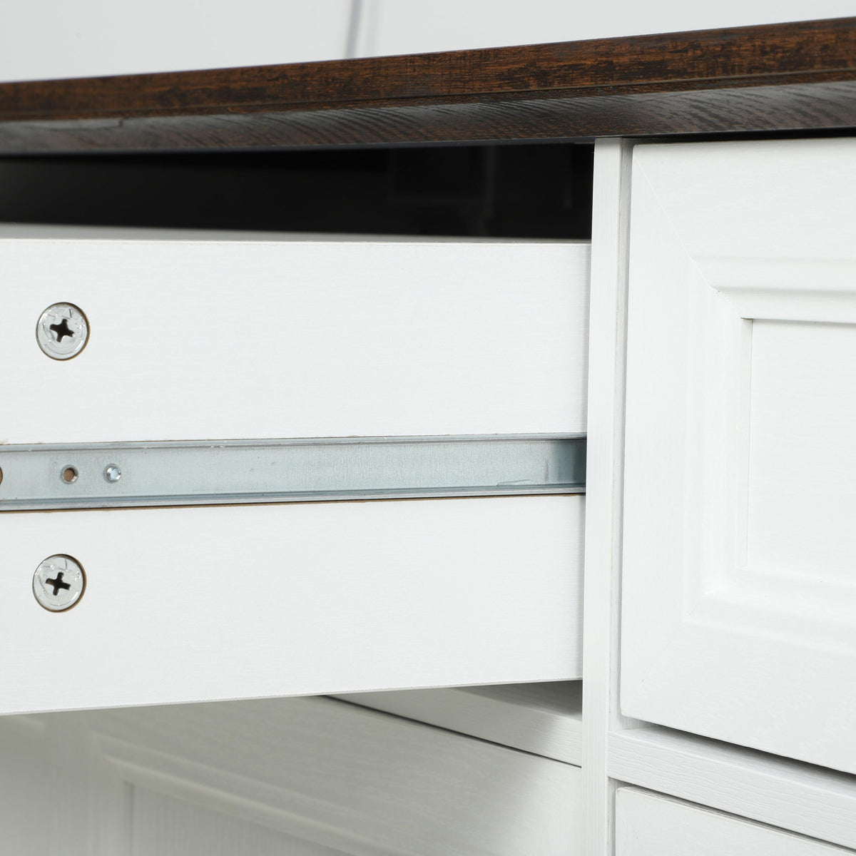Farmhouse Sideboard with Charging Station – 55"W x 33"H