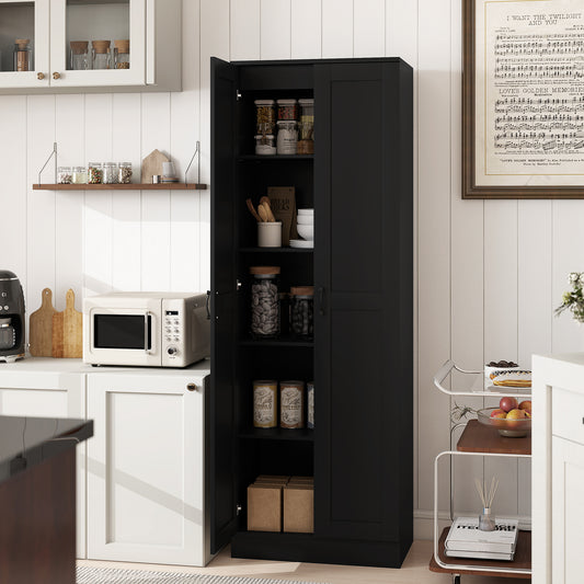 Tall Pantry Cabinet with Adjustable Shelves – 24"W x 69"H