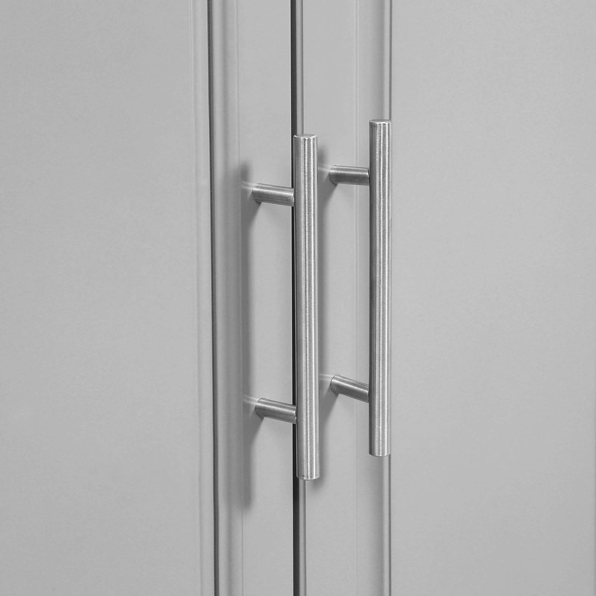 Kitchen Island with Stainless Steel Top – 57"W x 36"H