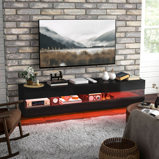 Lighted TV Stand for TVs up to 75" – 71" Wide