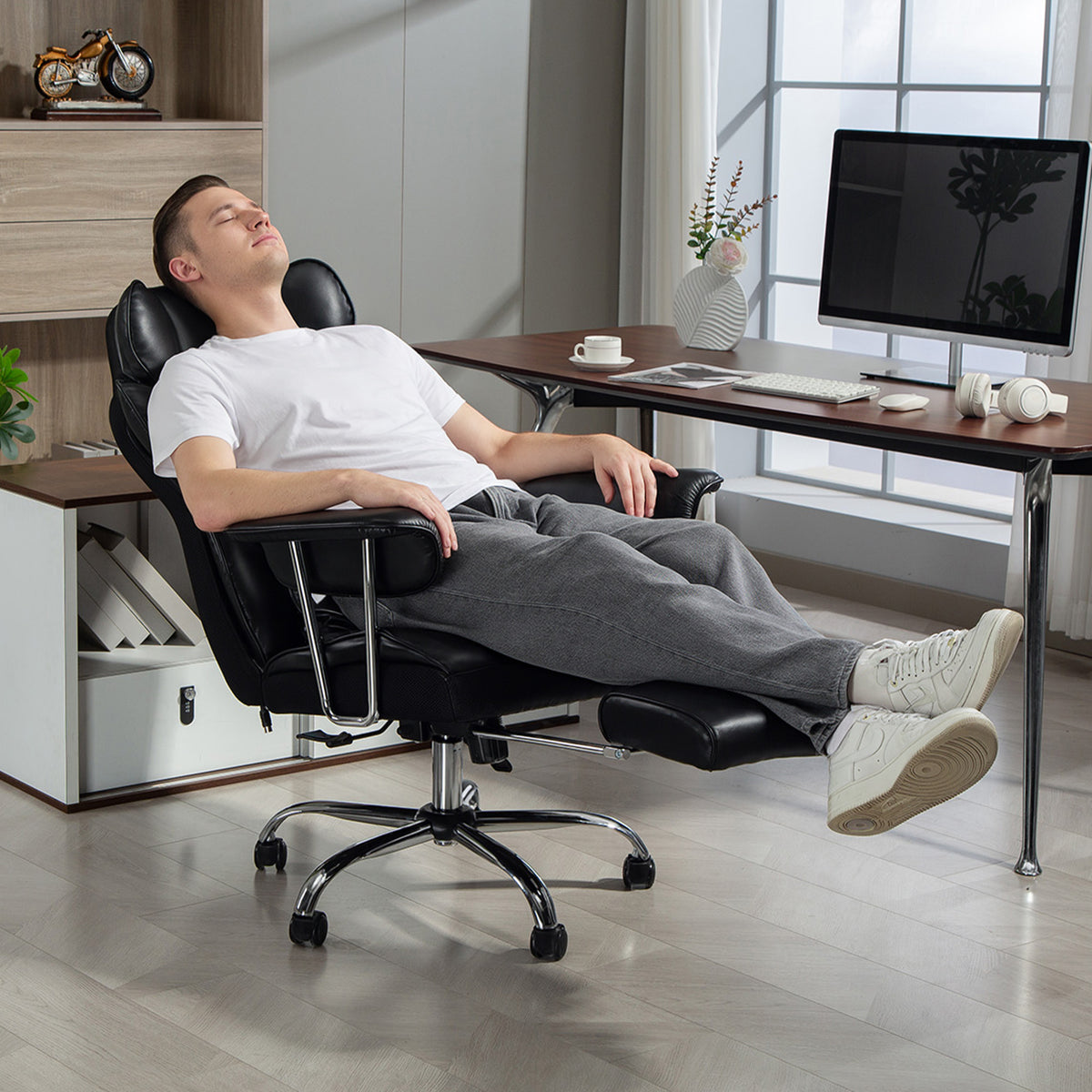 400 lbs Massage Office Chair, Black