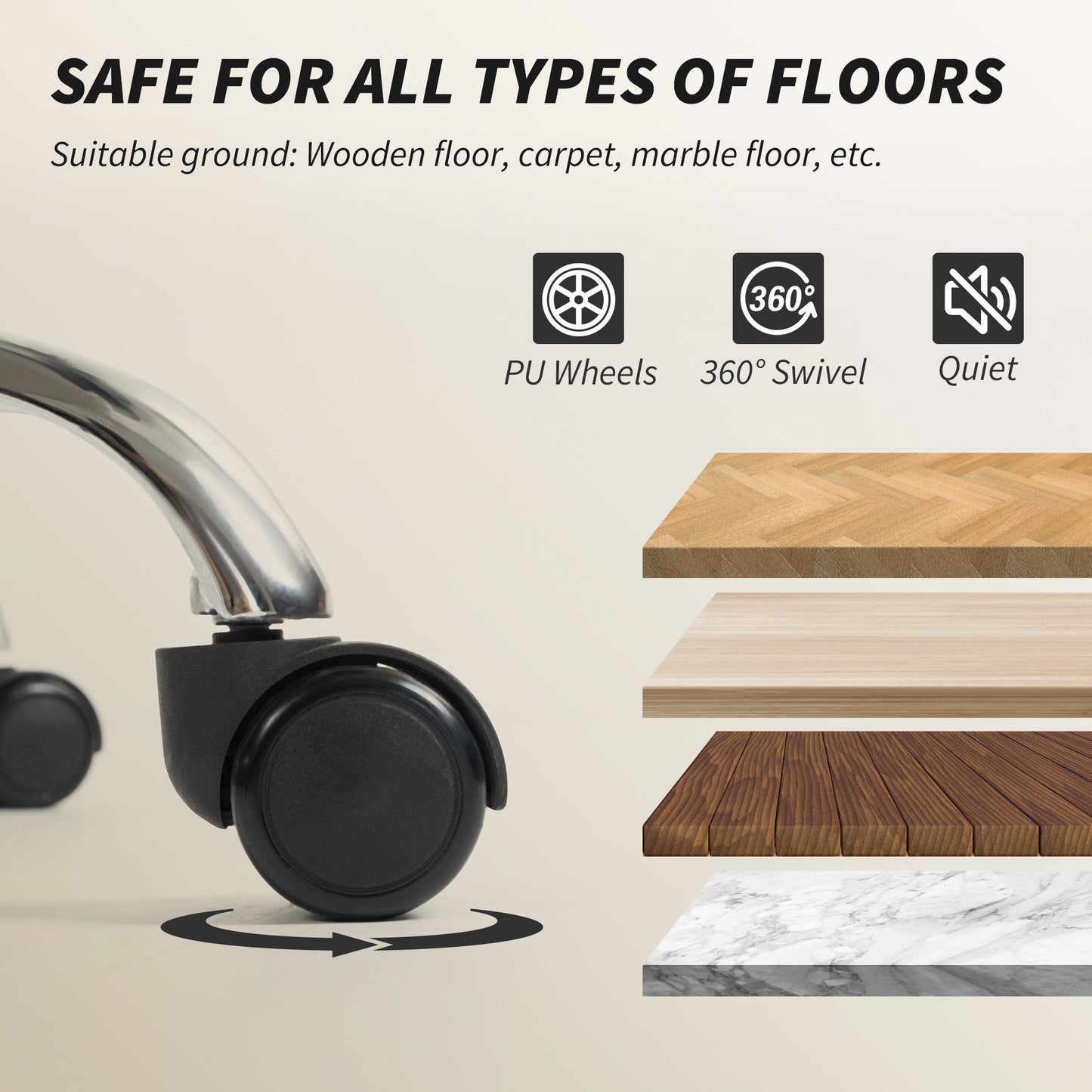 HOMCOM Executive Reclining Office Chair: Overstuffed PU Leather, Footrest, Swivel Wheels