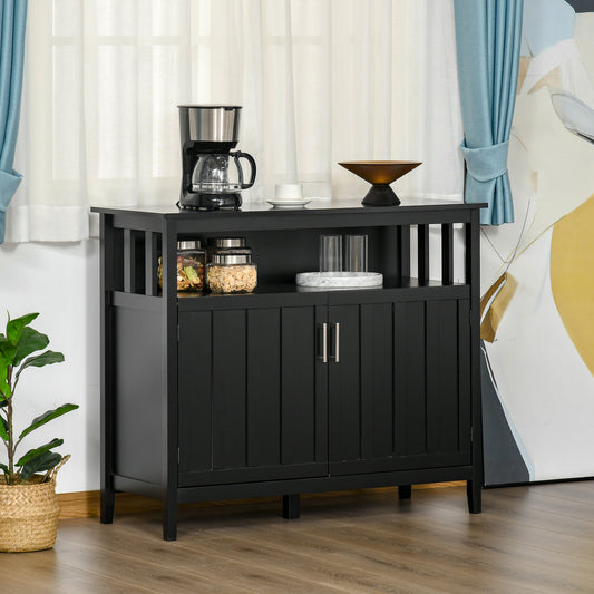 Sideboard Buffet Server with 2 Doors and Adjustable Shelves – 42"W x 36"H