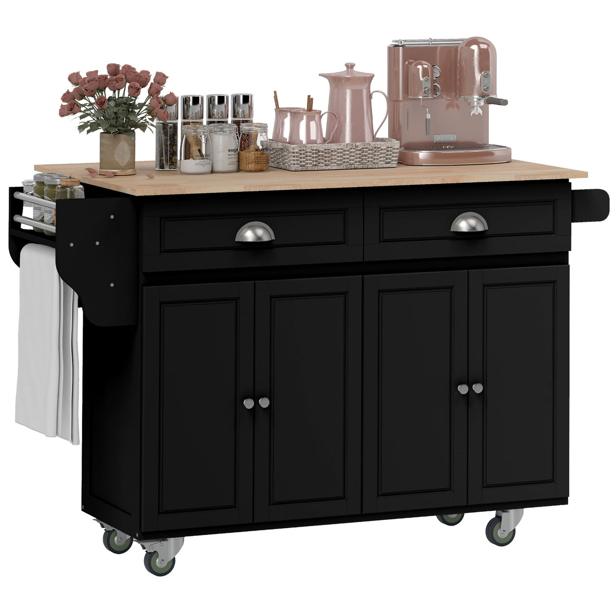 Kitchen Island with Storage – 58"W x 37"H