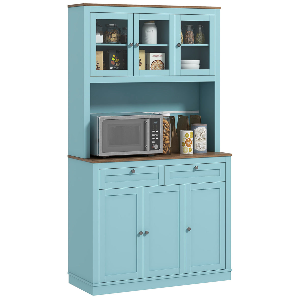 Pantry Cabinet with Microwave Space – 39"W x 71"H