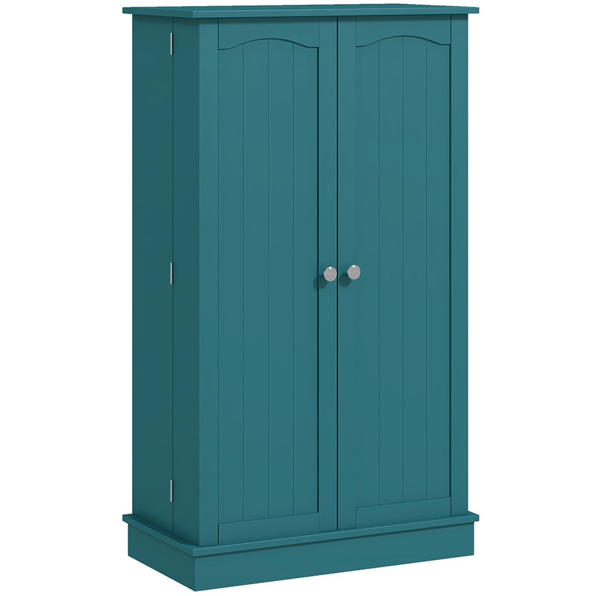 2-Door Kitchen Pantry Cabinet with 5-tier Shelving – 24"W x 41"H