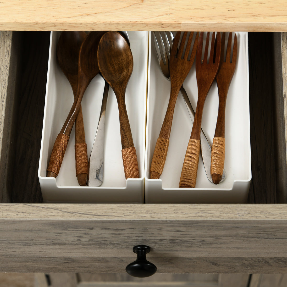 Buffet Cabinet with Storage Cabinets – 40"W x 34"H