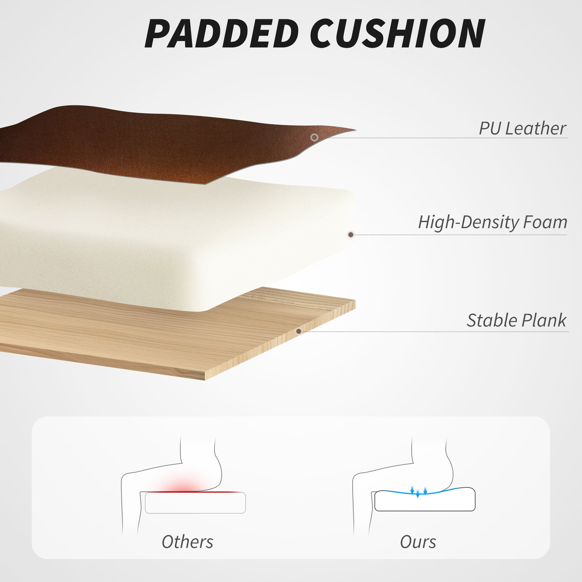 HOMCOM 6-Point Massage Ergonomic Office Chair with Reclining Footrest & Side Pocket