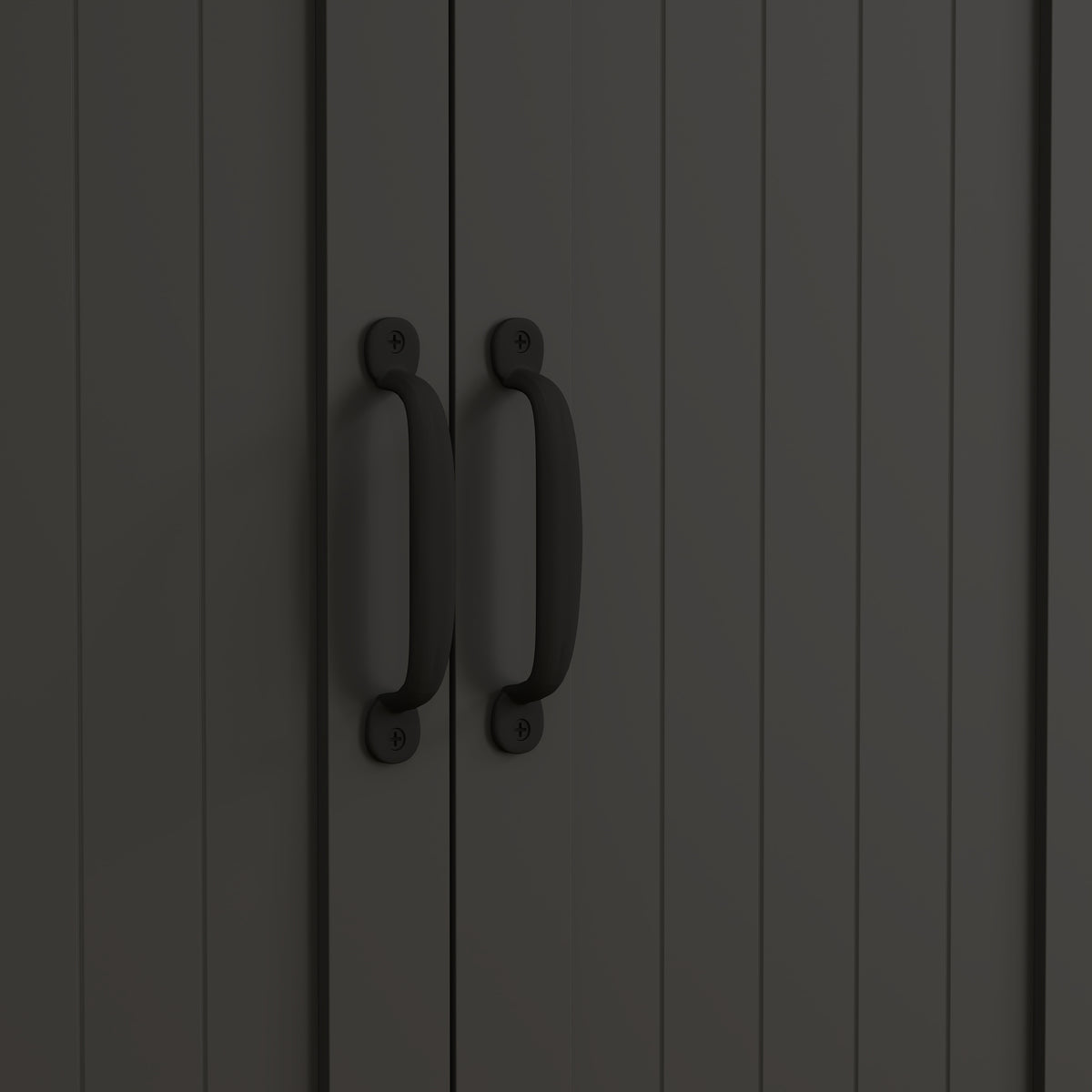 4-Door Pantry Storage Cabinet with Adjustable Shelves – 24"W x 60"H