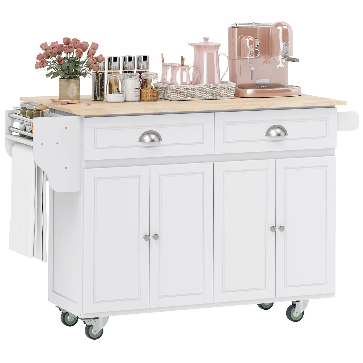 Kitchen Island with Storage – 58"W x 37"H