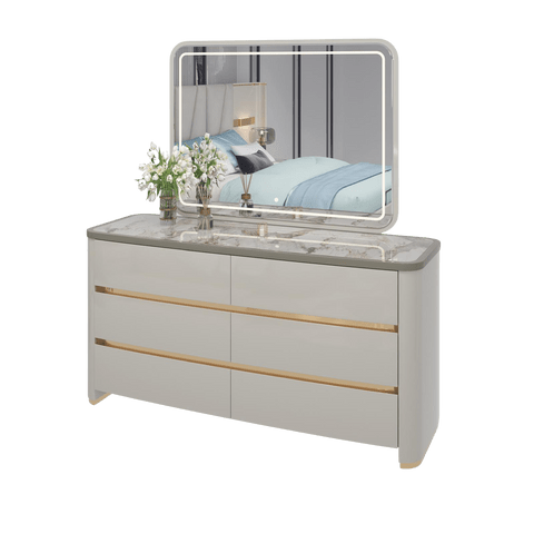 Modern Wood Panel Bedroom Set