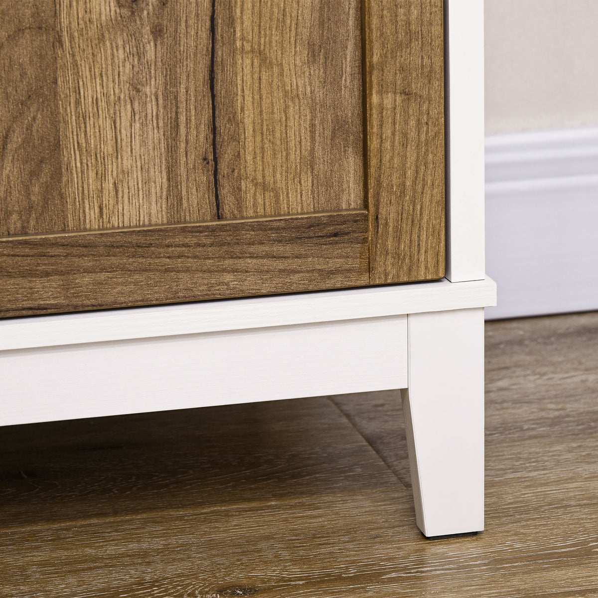 Farmhouse Sideboard with 2 Doors and Shelves – 31"W x 31"H