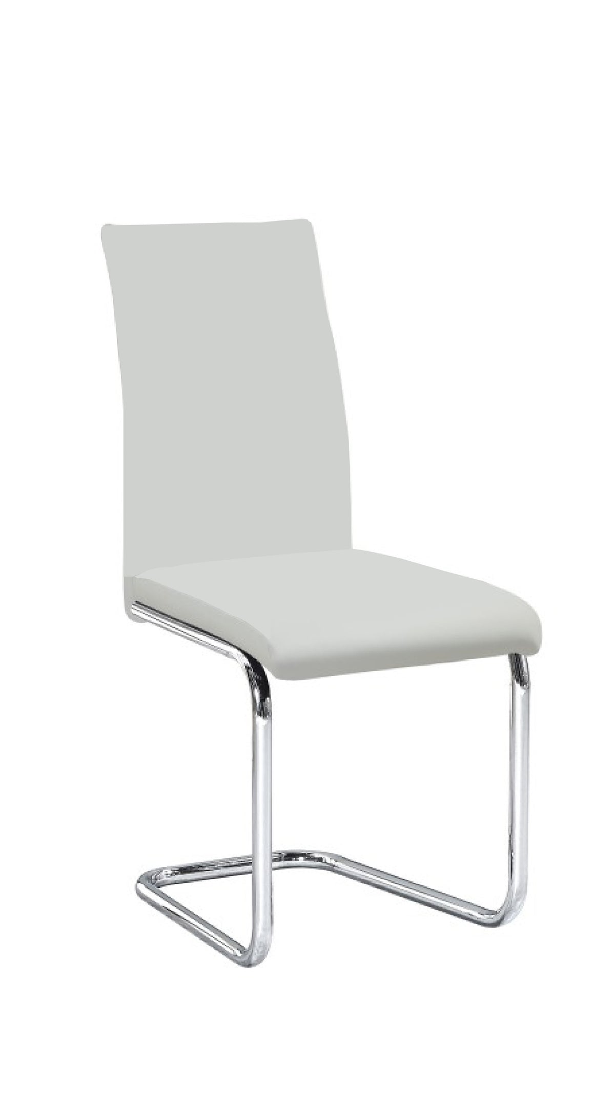 PU Dining Chair with Chrome Frame – Set of 6