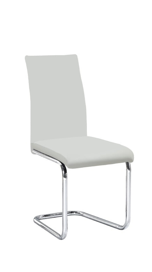 PU Dining Chair with Chrome Frame – Set of 6