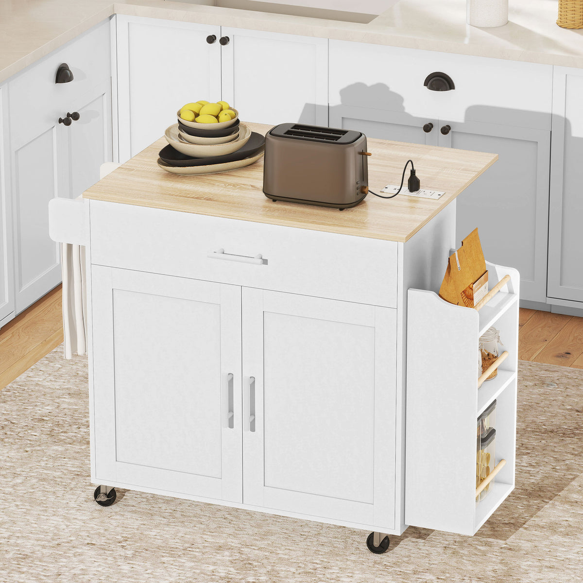 Kitchen Island with Storage – 48"W x 35"H