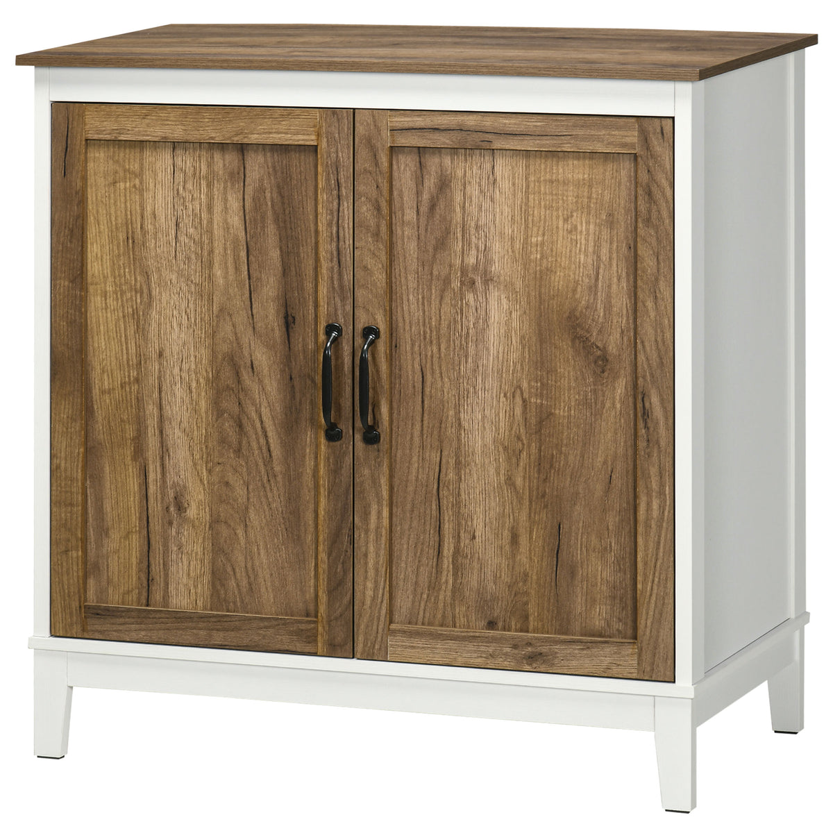 Farmhouse Sideboard with 2 Doors and Shelves – 31"W x 31"H