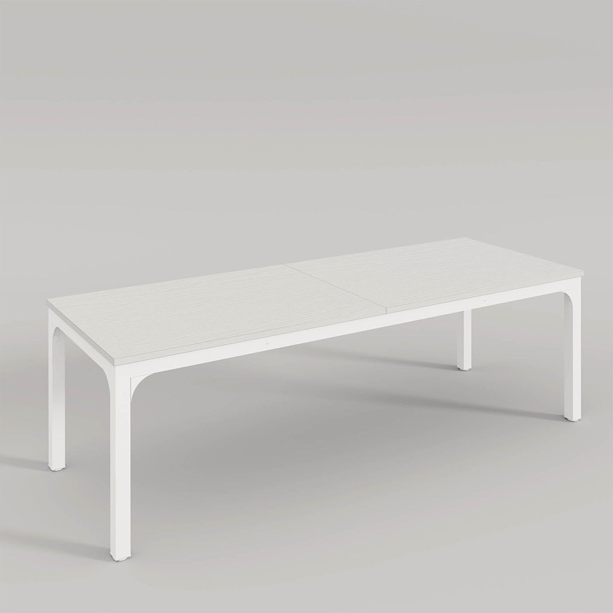 Rectangular Dining Table, 78 inch Long Kitchen Table for 6-8 People
