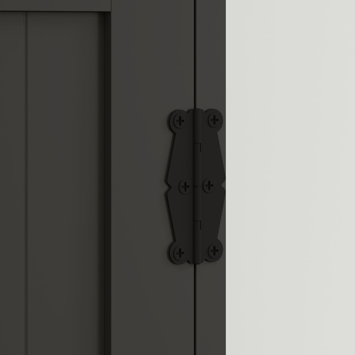 4-Door Pantry Storage Cabinet with Adjustable Shelves – 24"W x 60"H
