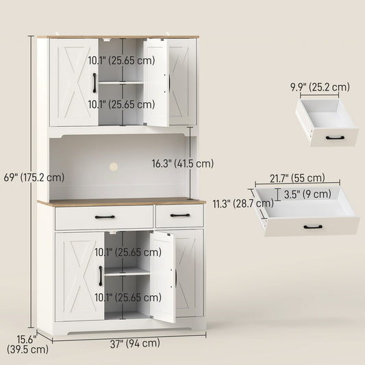 Tall Kitchen Pantry – 37"W x 69"H