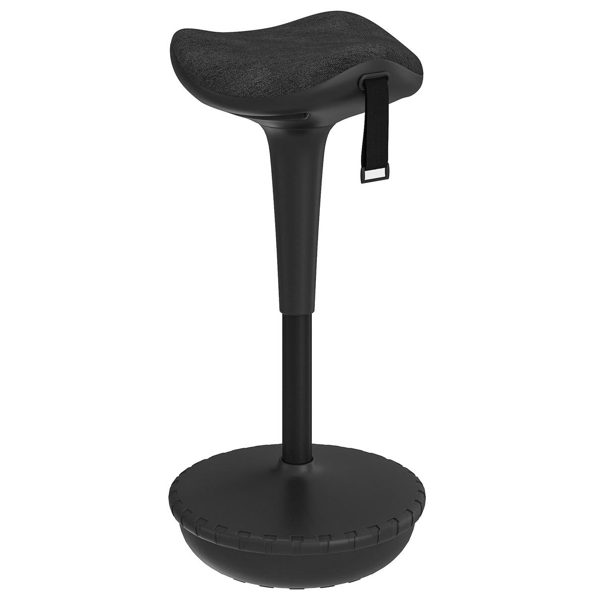 Swivel Standing Desk Chair, Adjustable Active Ergonomic Standing Stool, Black
