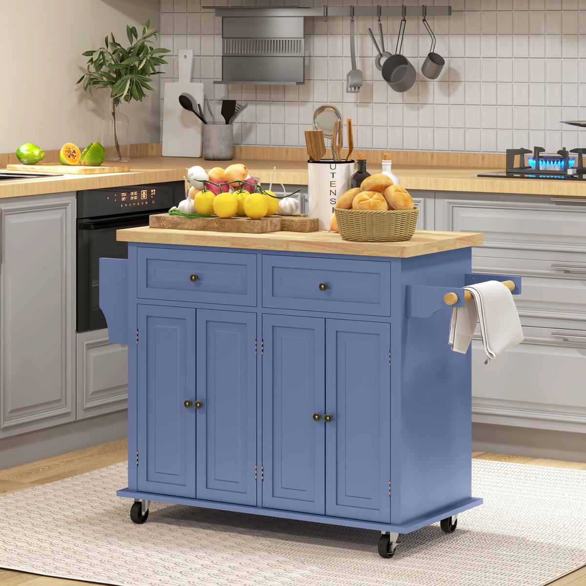 Kitchen Island with Storage – 44"W x 33"H