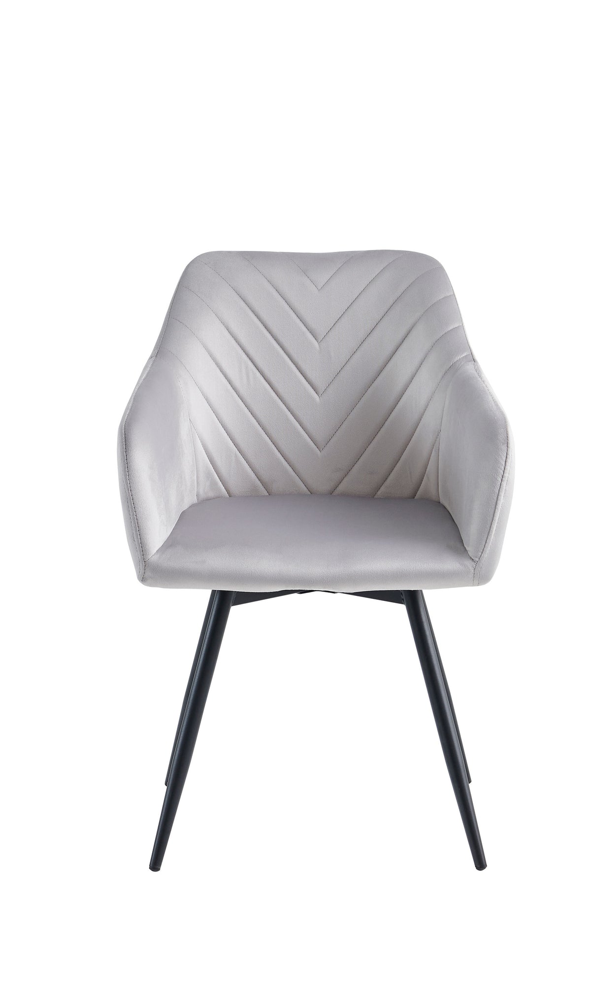 Snowy White Sintered Stone Dining Set with Channel-Stitch Armchairs
