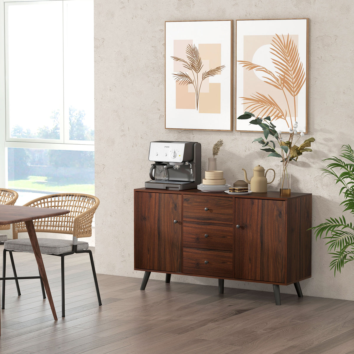 Kitchen Sideboard with 2 Cupboards – 50"W x 30"H