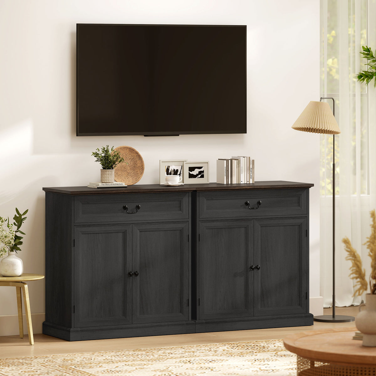 Farmhouse Sideboard with Thick Top – 31"W x 33"H