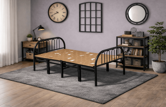 Tri-Fold Metal Guest Bed