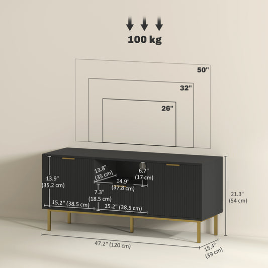 Modern TV Console for TVs up to 50 Inch – 47" Wide