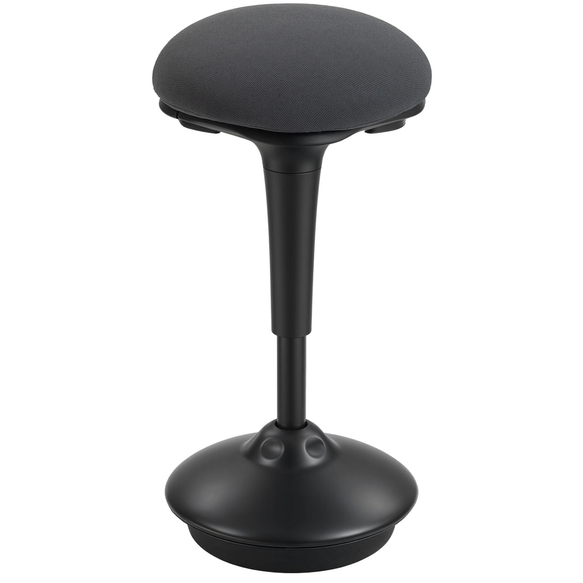 Swivel Standing Desk Chair, Backless Wobble Stool Chair, Dark Grey