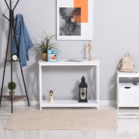 40" 2-Tier X-Design Console Table