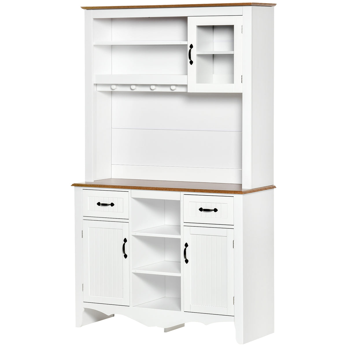 Kitchen Buffet with Hutch – 42"W x 71"H