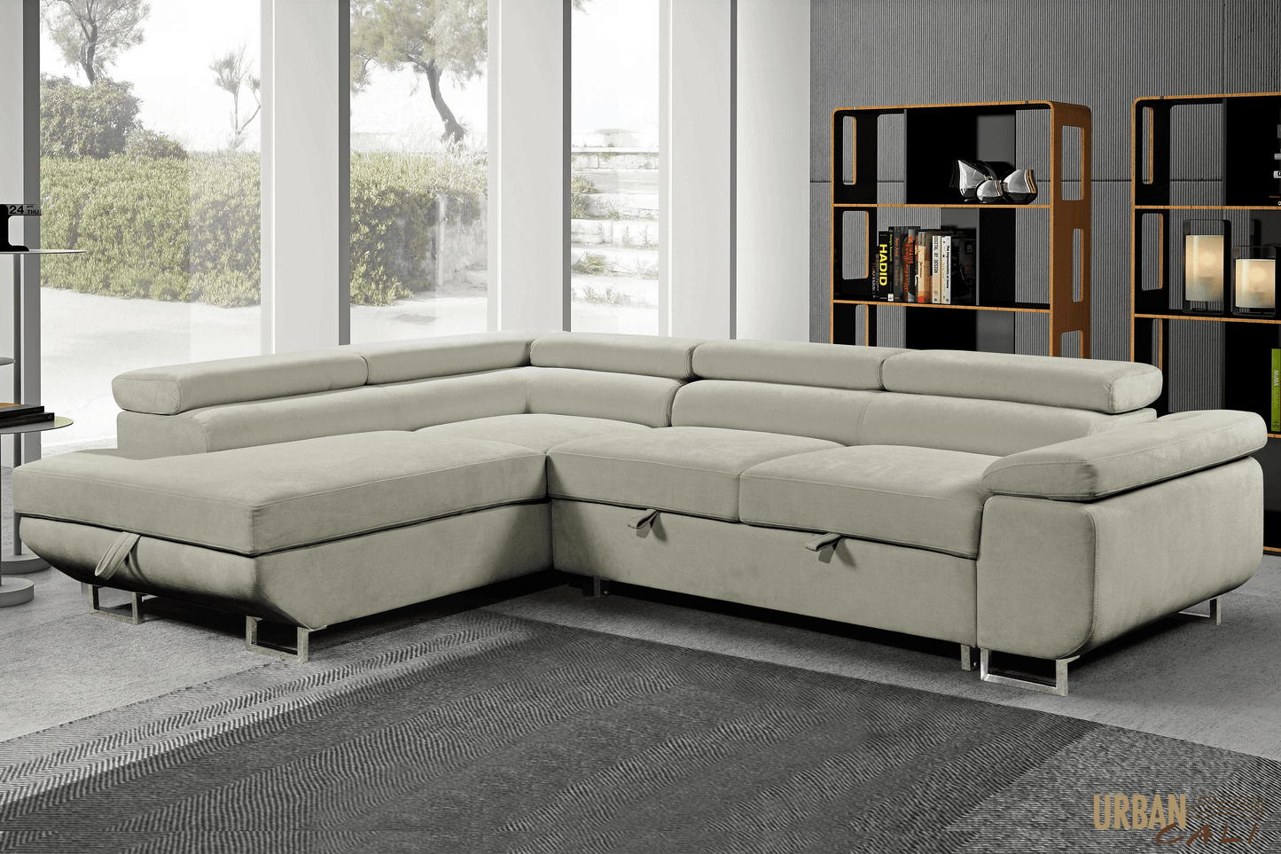 Urban Cali Hollywood Sectional Sofa Bed